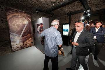 El Centro de Interpretación de Risco Caído, preparado para recibir a visitantes (Foto TA)